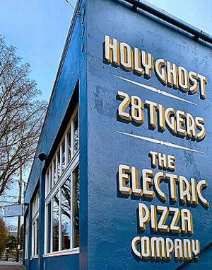 Holy Ghost bar and The Electric Pizza Company have opened at the site once known as the Pub at the End of the Universe, at the corner of S.E. 28th Avenue and Gladstone Street. A third restaurant, 28 Tigers, is set to open January 1.